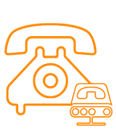 Традиционного телефона<br>через VOIP шлюз